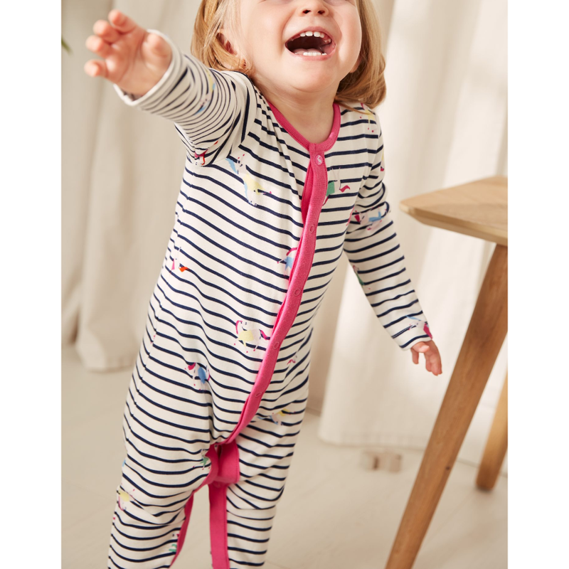 Joules Razamataz Babygrow - Horse Stripe -3